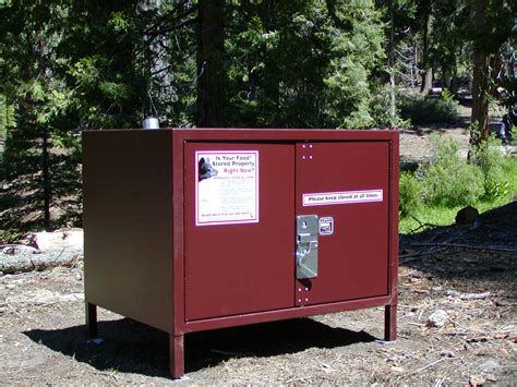 bear picnic metal boxes yellowstone|Yellowstone national park bear park.